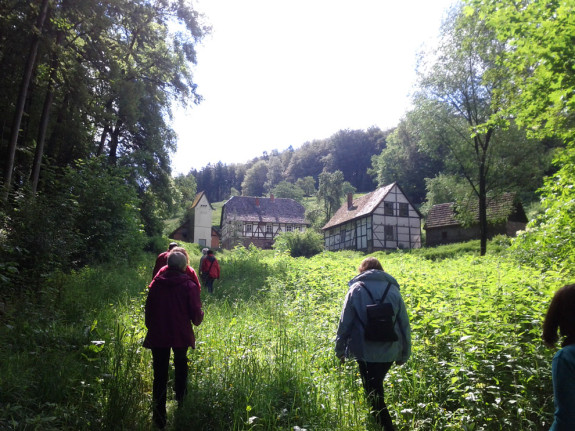 Wanderung hoch zu Schloß Berlepsch